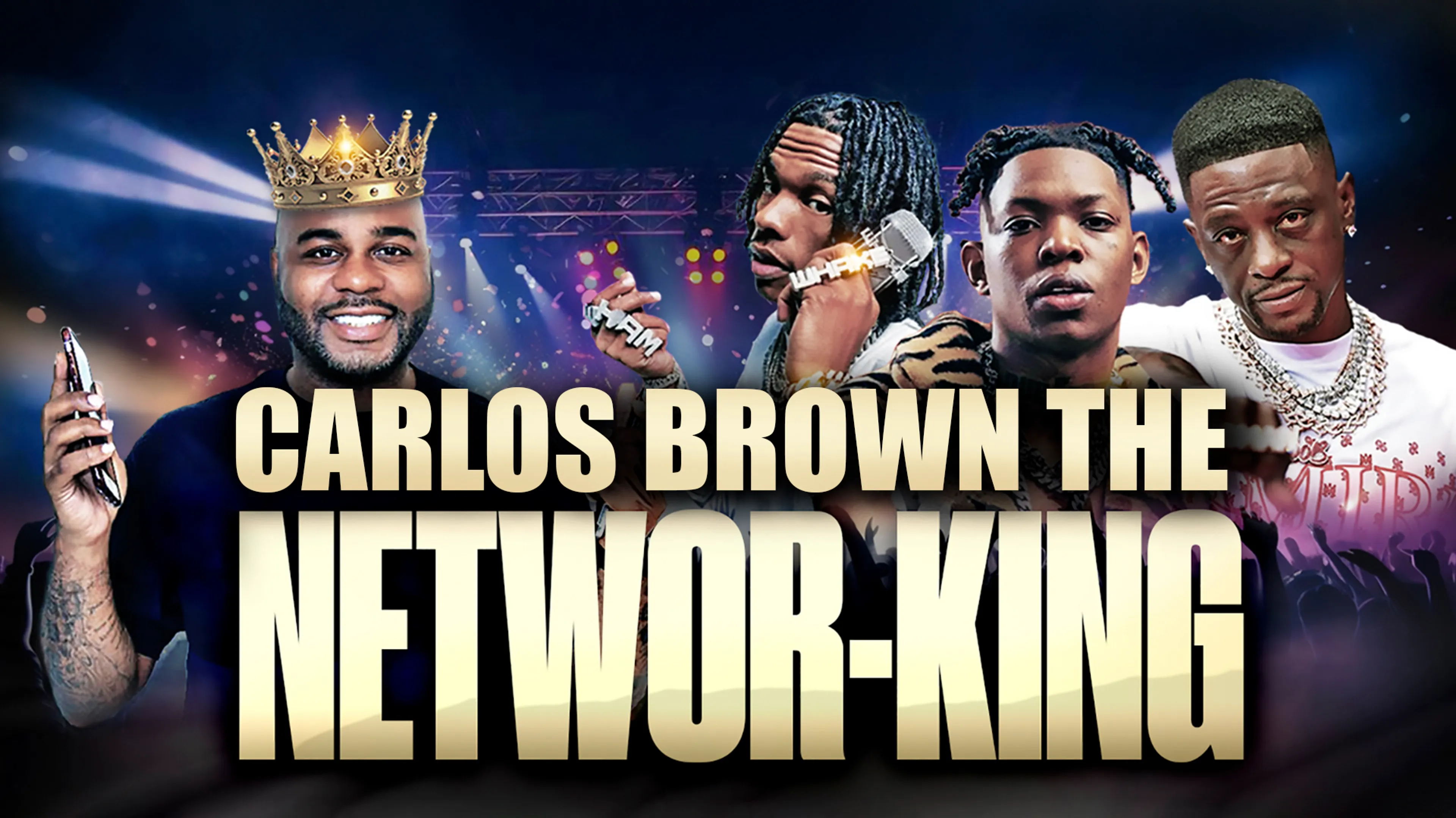 Carlos Brown The Networ-King poster